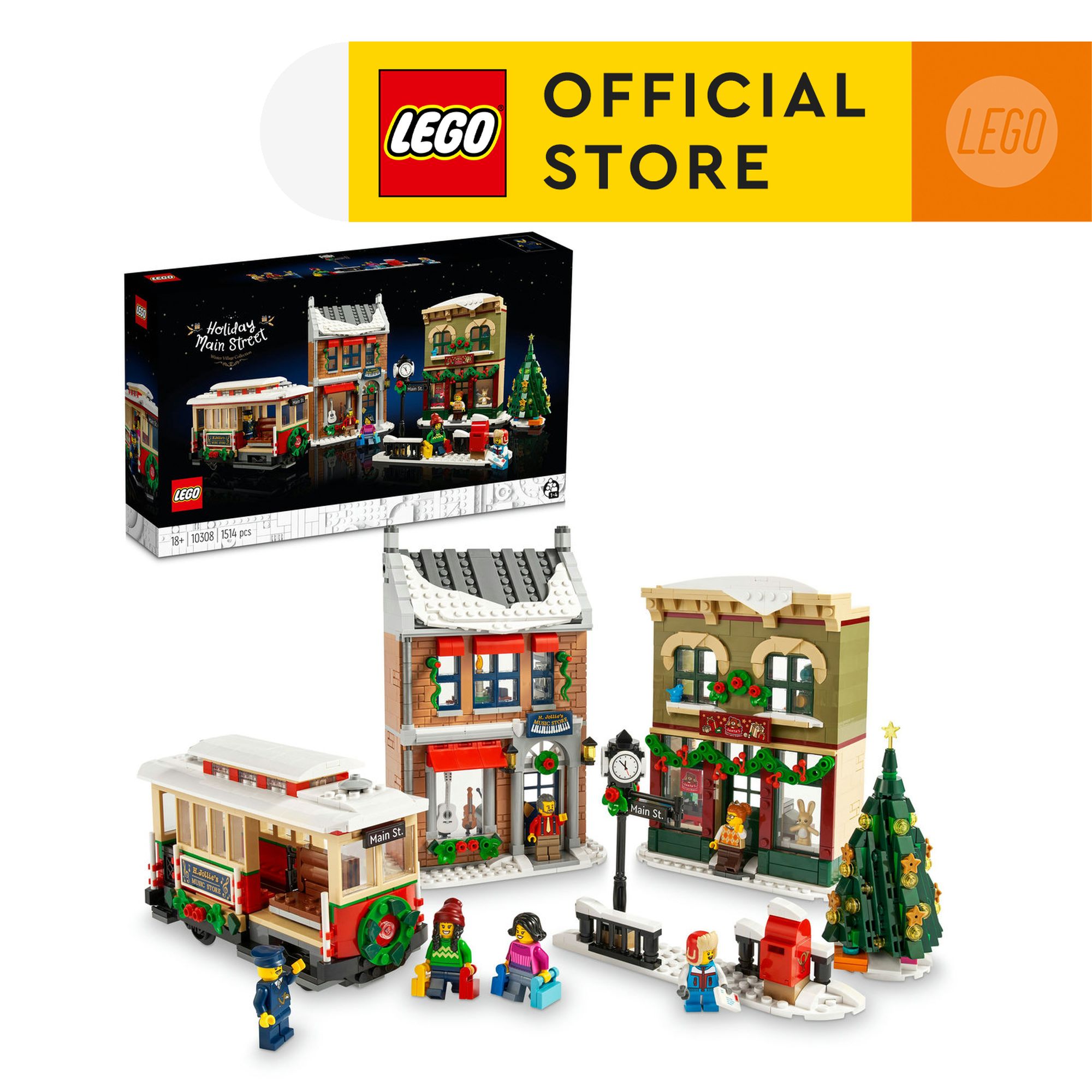 LEGO Adults 10308 Thị Trấn Giáng Sinh (1514 Chi Tiết)