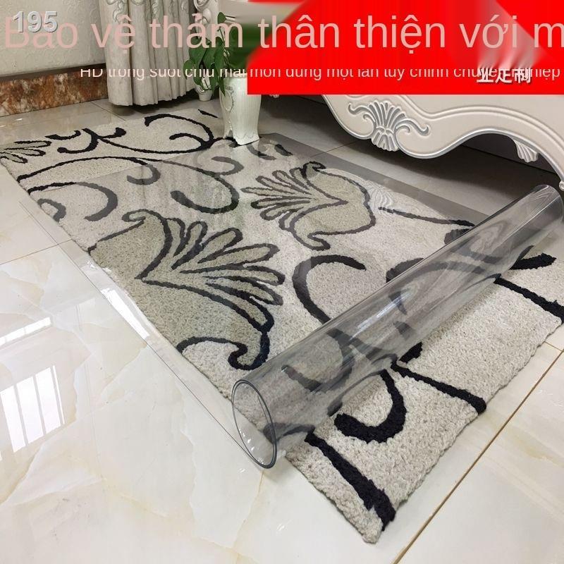 Màng bảo vệ thảm nhựa, trải sàn chống trơn PVC, bàn cafe phòng khách ngủ, dầu bếp và lau chân thấm