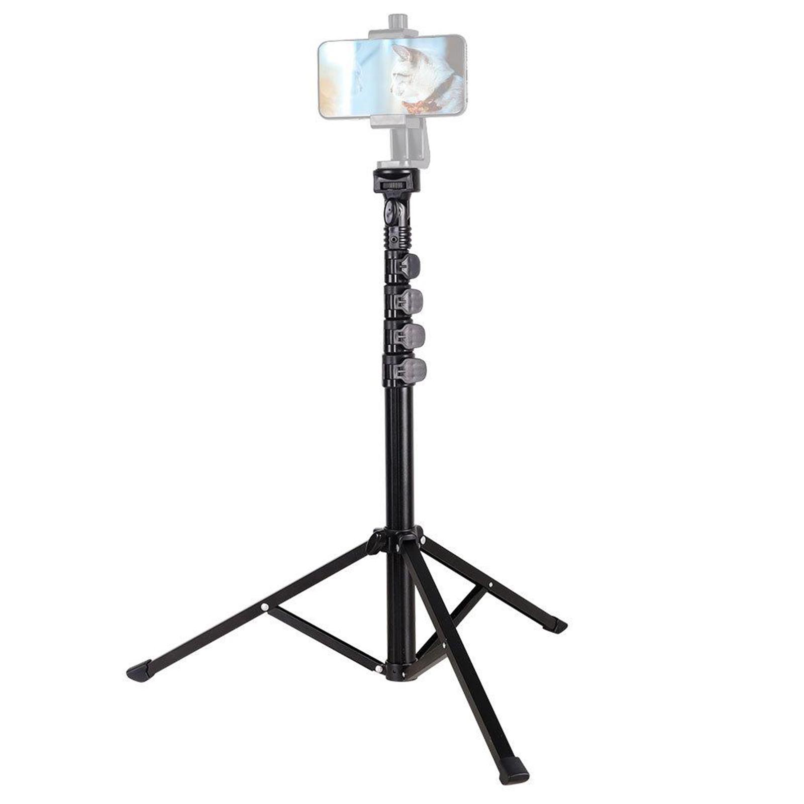 Universal Telephone Tripod 160cm Extendable Selfie Stick Tripod Stand Holder Multifunctional
