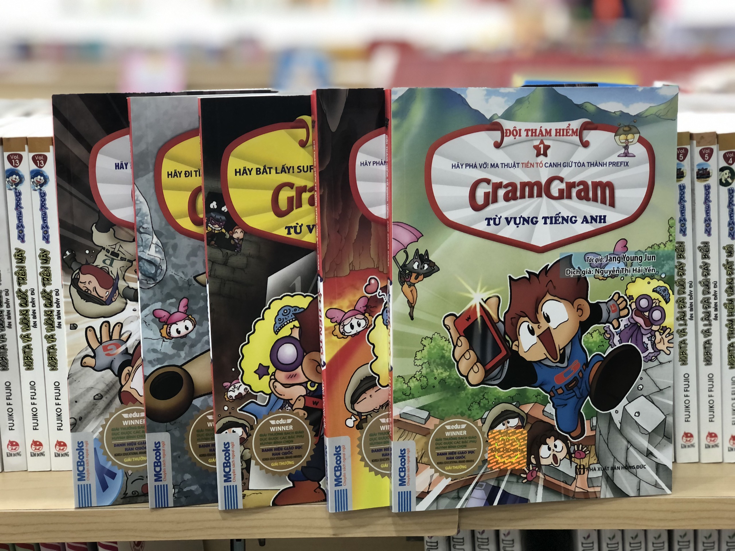 Combo 5 Tập Đội Thám Hiểm Gram Gram - Từ Vựng Tiếng Anh