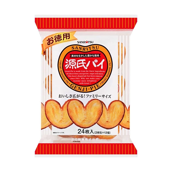 Bánh nướng trái tim Sanritsu Genji Pie 130g