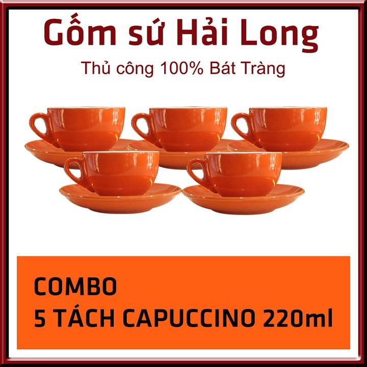 COMBO 5 Cốc tách ly sứ cao cấp uống cà phê