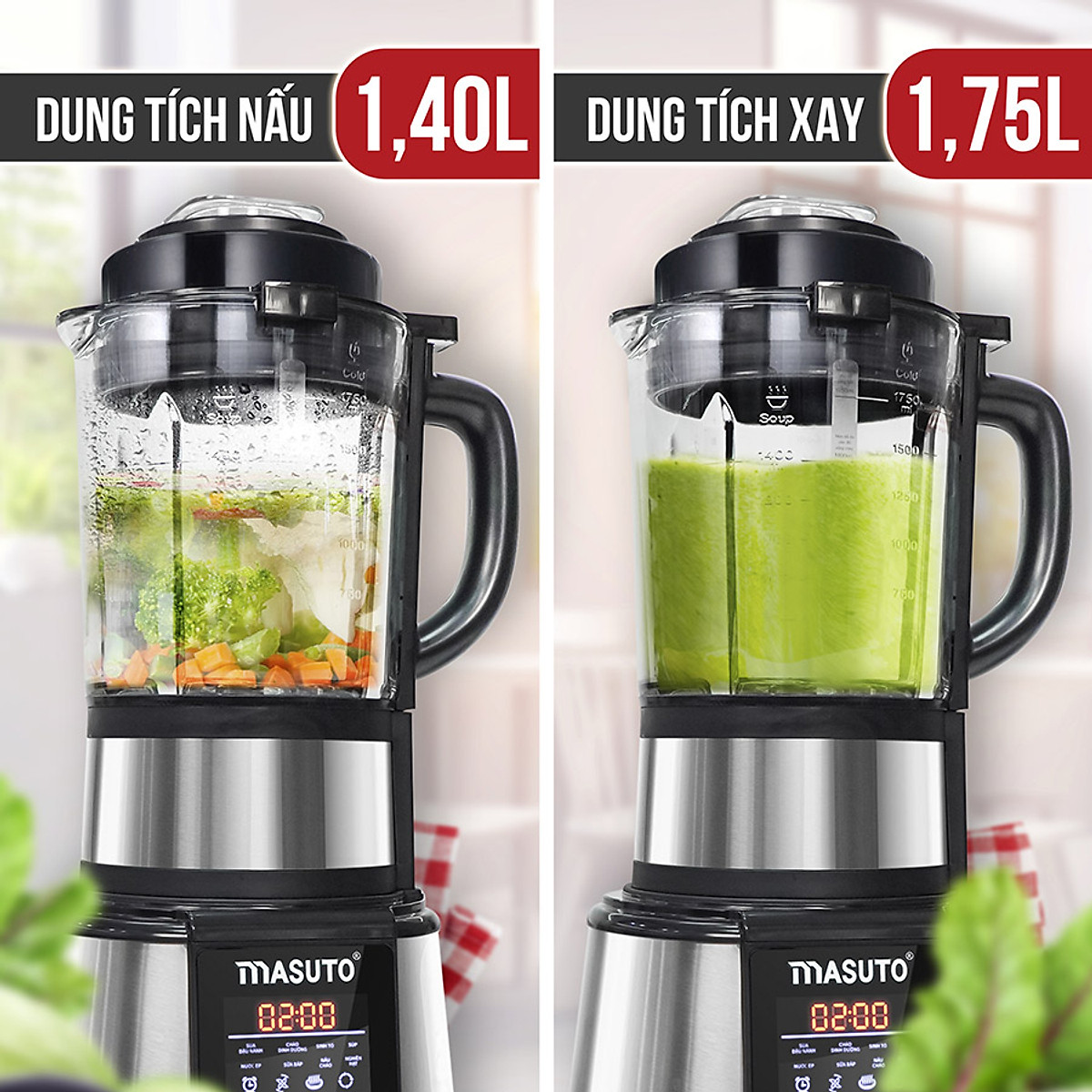 Máy xay sinh tố Sothing Masuto Blender MS-BL2C kèm cối vắt cam tiện dụng công suất 240w- Hàng chính hãng