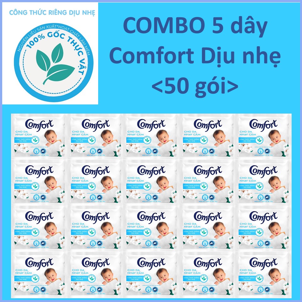 COMBO 5 dây Nước Xả Vải Comfort Diu nhe