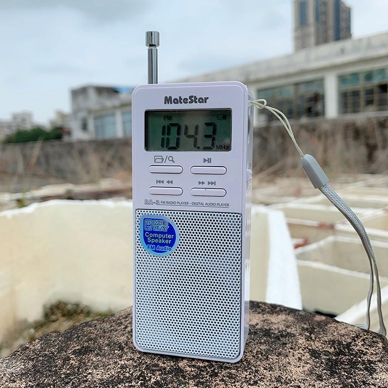 MÁY NGHE NHẠC FM RADIO MINI MATESTAR RA3 HÀNG NHẬP KHẨU