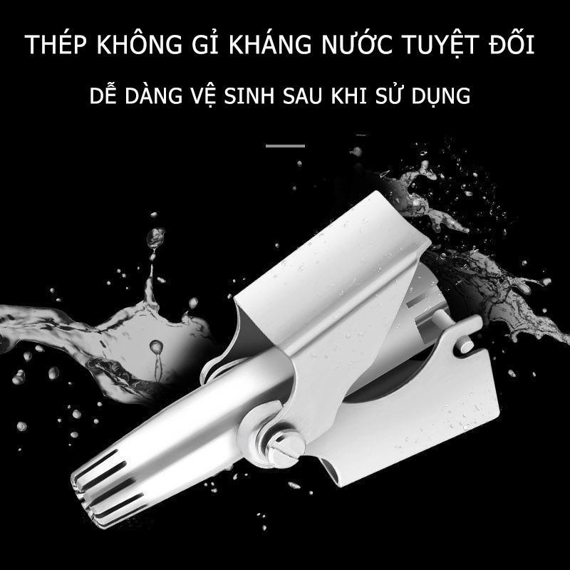 Cắt Tỉa Lông Mũi Bằng Thép Không Gỉ, Kèm Hộp Đựng, Dụng Cụ Cắt Tỉa lông Mũi Không Đau An Toàn Vệ Sinh Tuyệt Đối MKS063