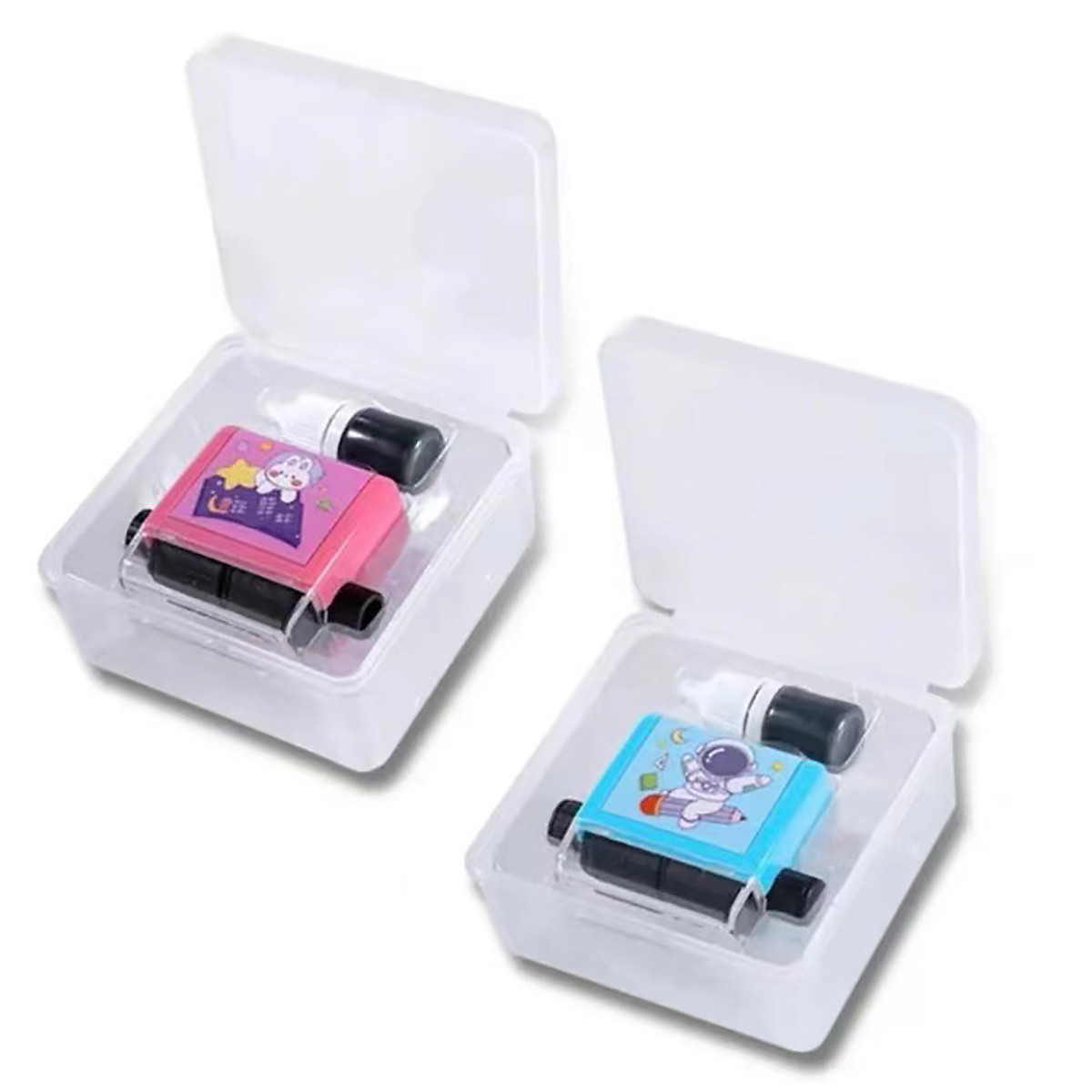 Máy In Mini Con Lăn Tạo Phép Tính Cộng, Trừ, Nhân, Chia Đơn Giản - Ra Bài Tập Toán Cho Các Bé Tiểu Học (Tặng kèm lọ mực)