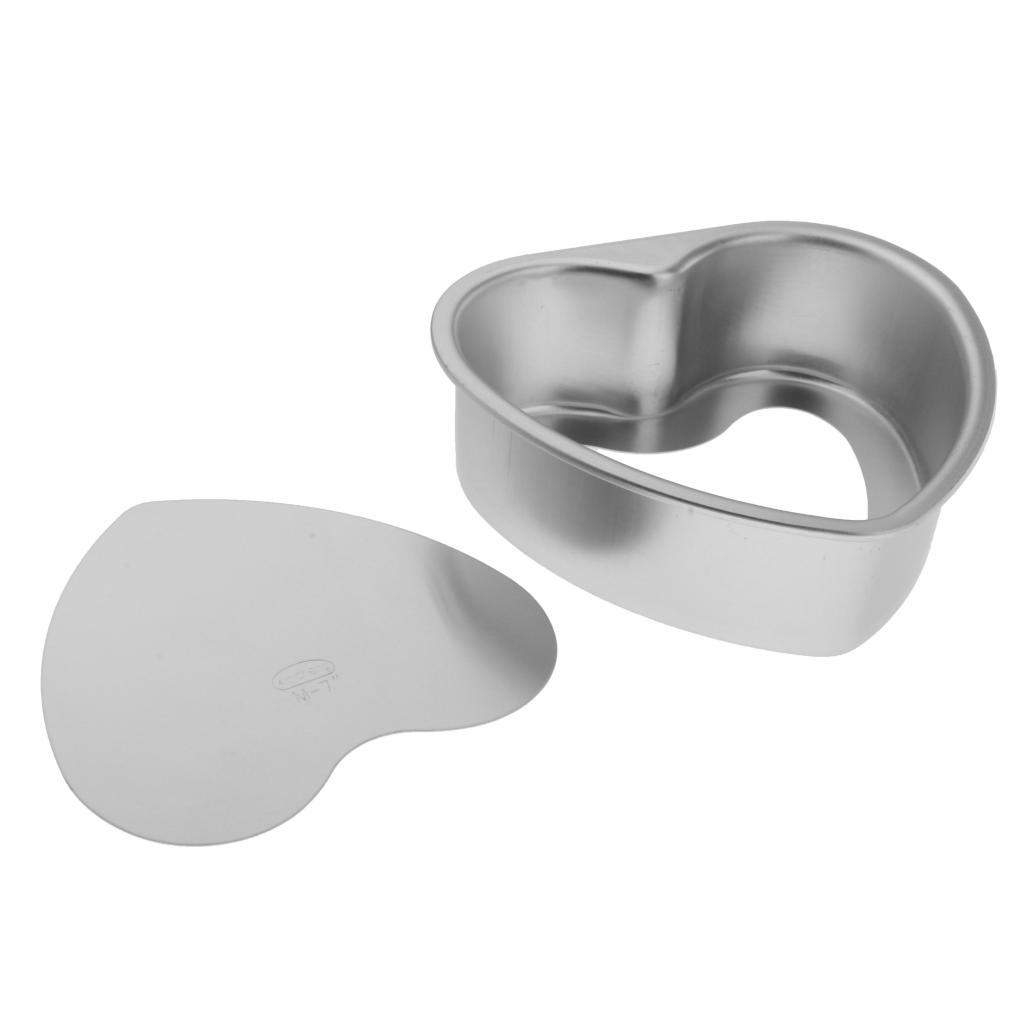 Heart Shaped Cake Pan with Removable Bottom Aluminum Wedding Baking Cake Tin Pan