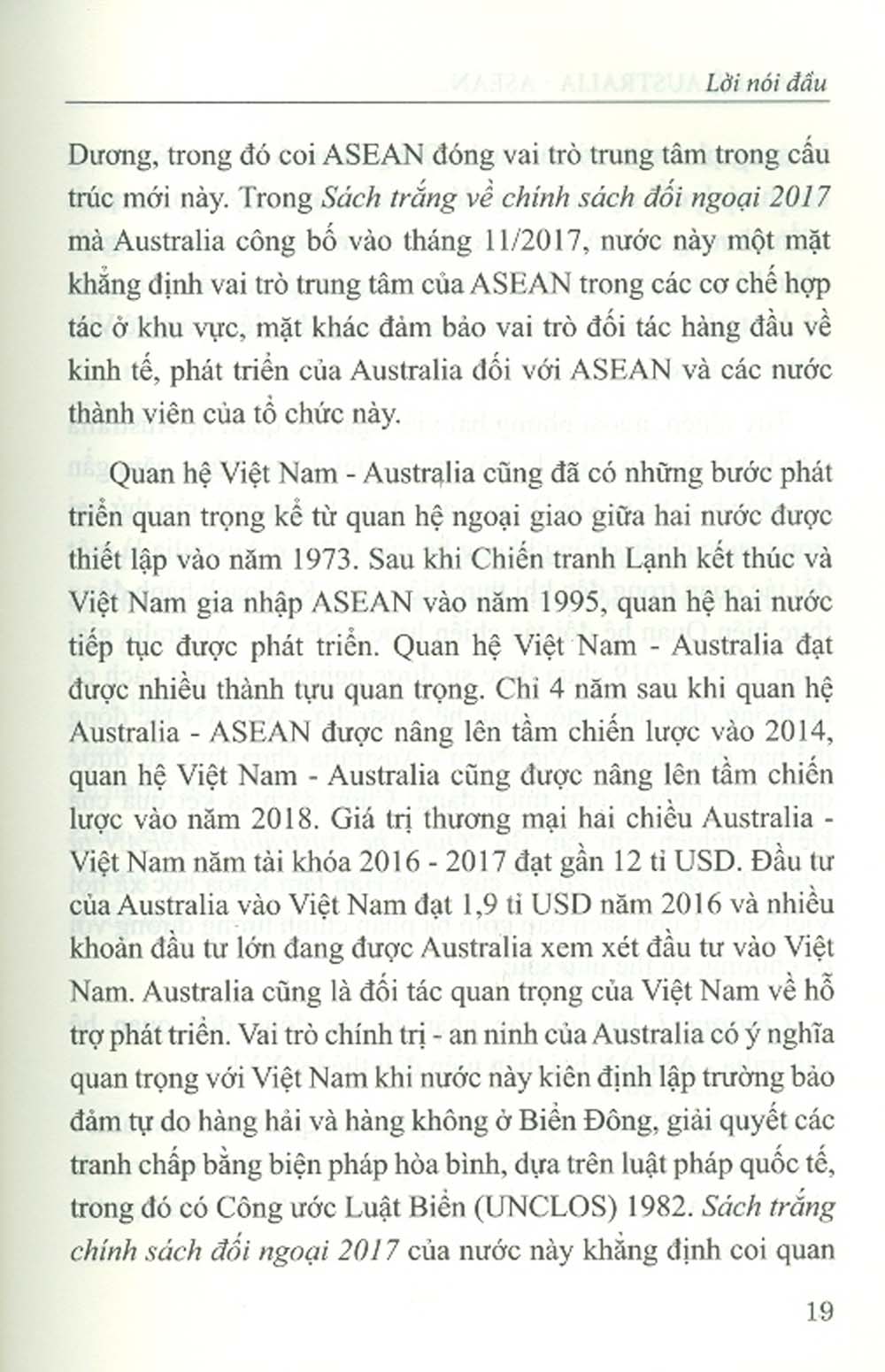 Quan Hệ Australia - Asean - Hai Thập Niên Đầu Thế Kỷ XXI