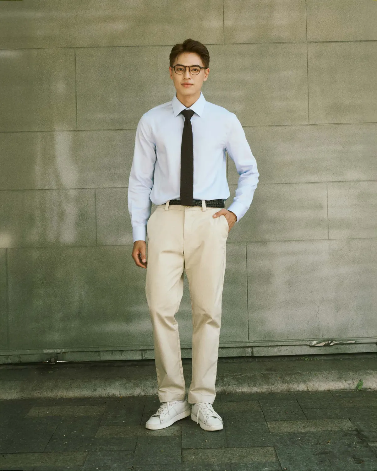 Áo sơ mi tay dài nam - Form Fitted - ROUTINE 10F25SHL008