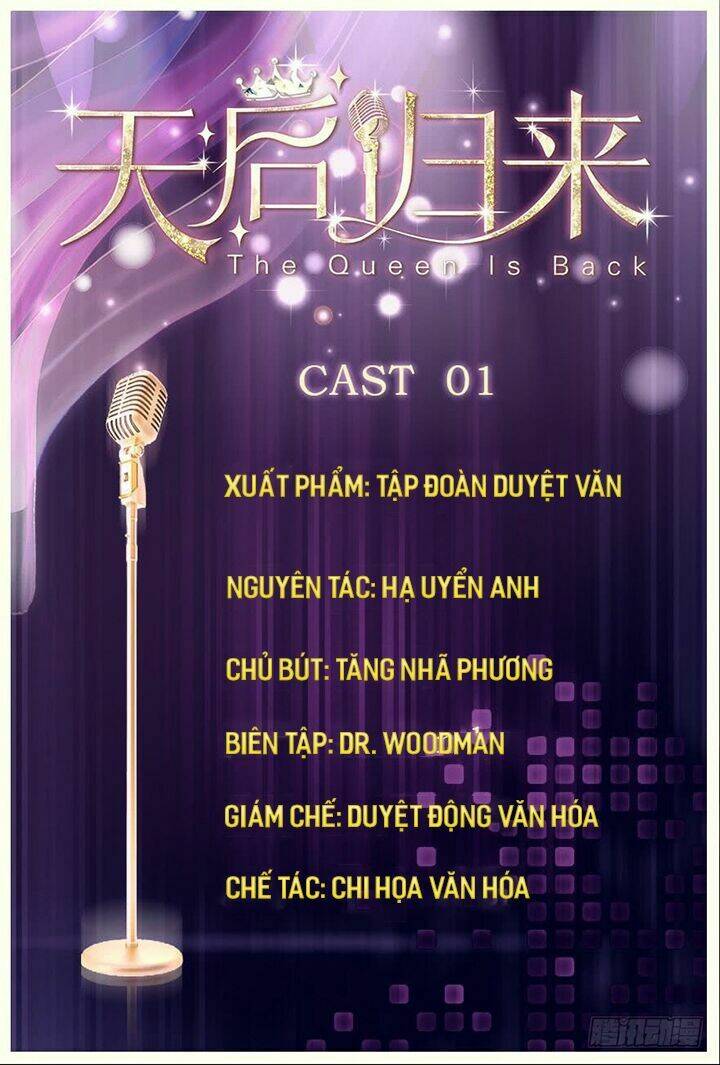 thiên hậu trở về chapter 1 1