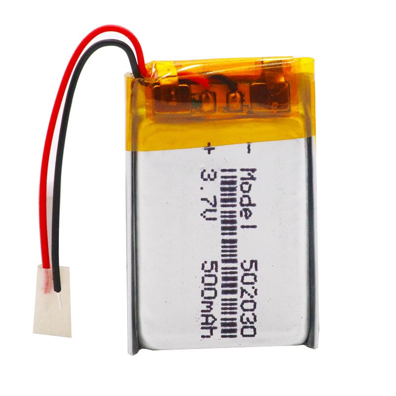 3.7V 500mAh 502030 Lithium Polymer Li-Po Pin sạc Li-ion Tế bào Lipo cho loa MP3 MP4 Tachograph Car DVR Camera Màu sắc: 4 cái