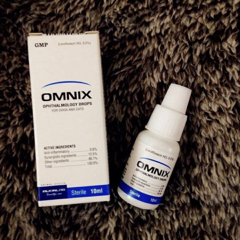 Nhỏ mắt cho chó mèo Alkin Omnix 10ml