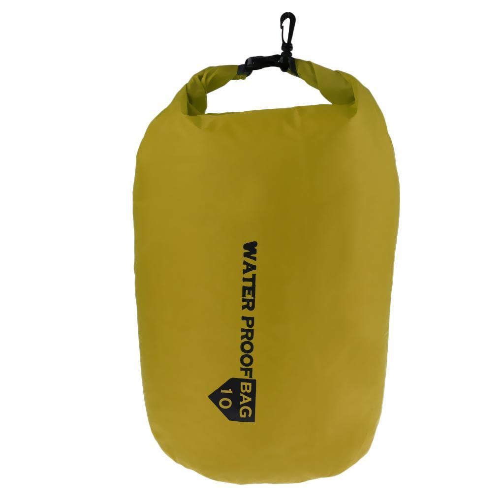 2 Pieces Waterproof Dry Bag Dry Sack For Camping Outdoor Activities 10L