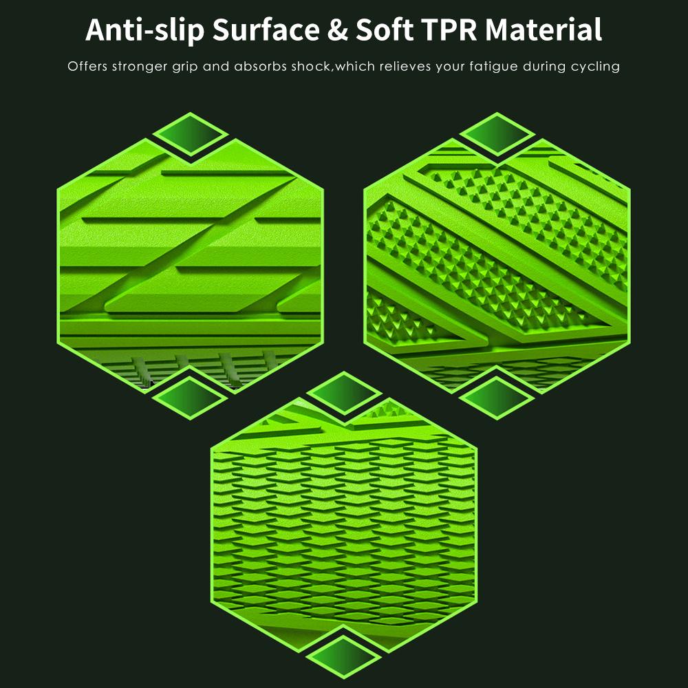 Tay cầm xe đạp 22,2mm bàng TPR + Hợp kim nhôm chống va đập chống trượt