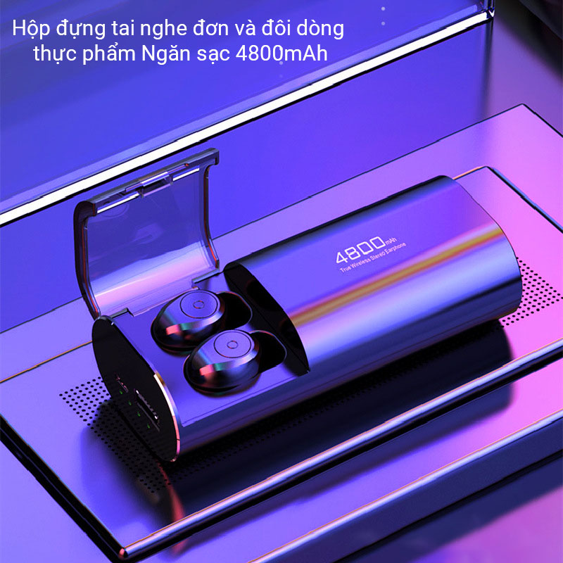 Tai nghe bluetooth FLOVEME S11 – Kiêm sạc dự phòng với pin khủng 4800mAh sử dụng liên tục tới 7h – Âm thanh HIFI chất lượng sống động - Hàng Chính Hãng