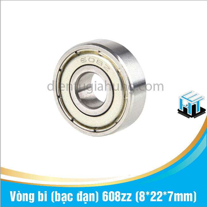 Combo 2 cái Vòng bi (bạc đạn) 608zz (8*22*7mm)