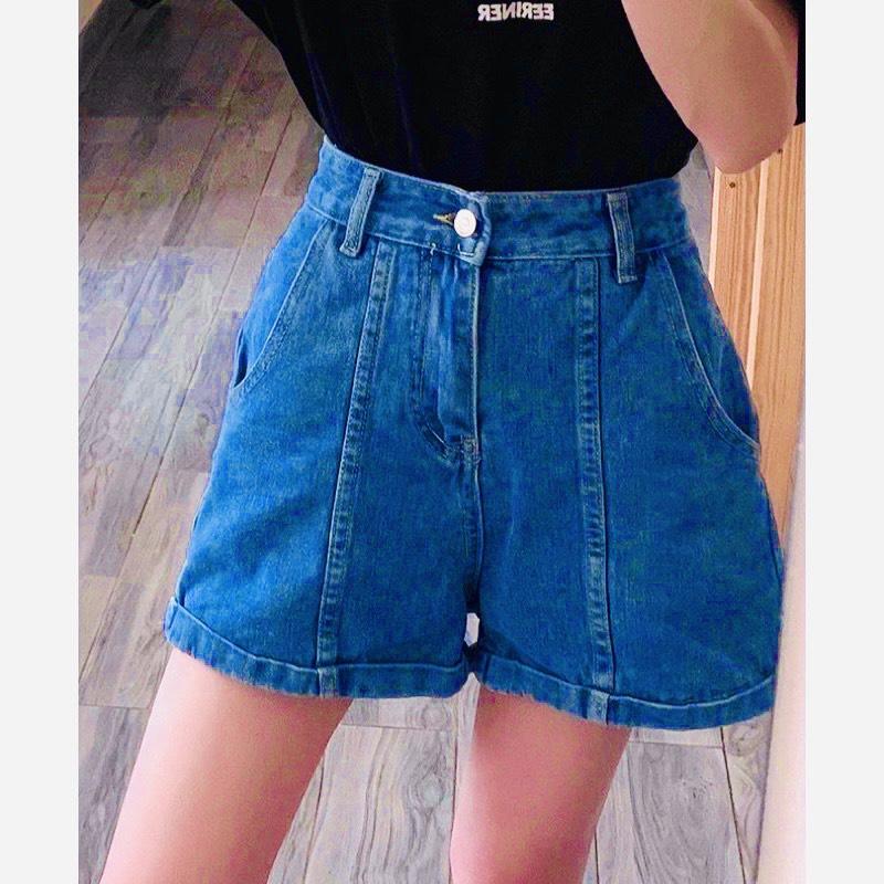 Quần short Jean, quần sooc lưng cao Ulzzang Thời Trang (SJLL)