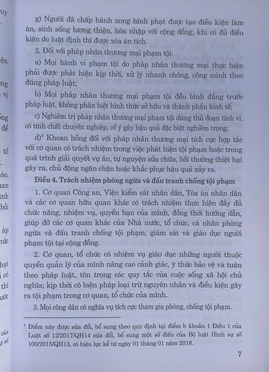 Bộ luật hình sự năm 2015 (sửa đổi, bổ sung năm 2017, 2024, 2025)
