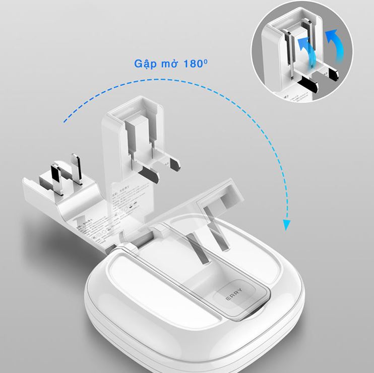 Củ sạc kiêm pin dự phòng sạc đa cổng USLION. Charging- Hàng Chính Hãng