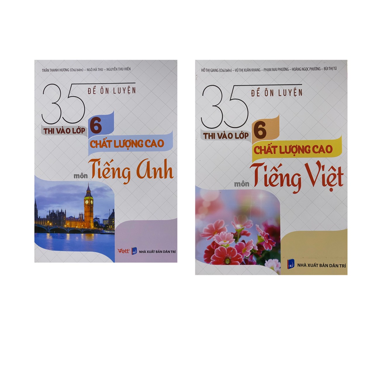 Combo 35 đề ôn luyện thi vào lớp 6 chất lượng cao môn Tiếng Việt + Tiếng anh