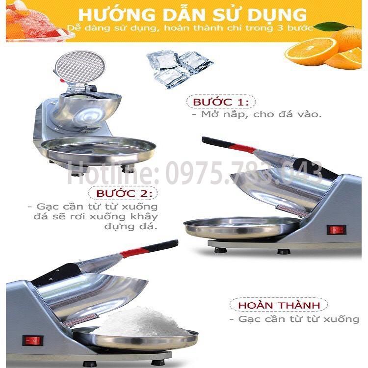 Máy bào đá, Máy bào đá tuyết 2 lưỡi công suất 380W