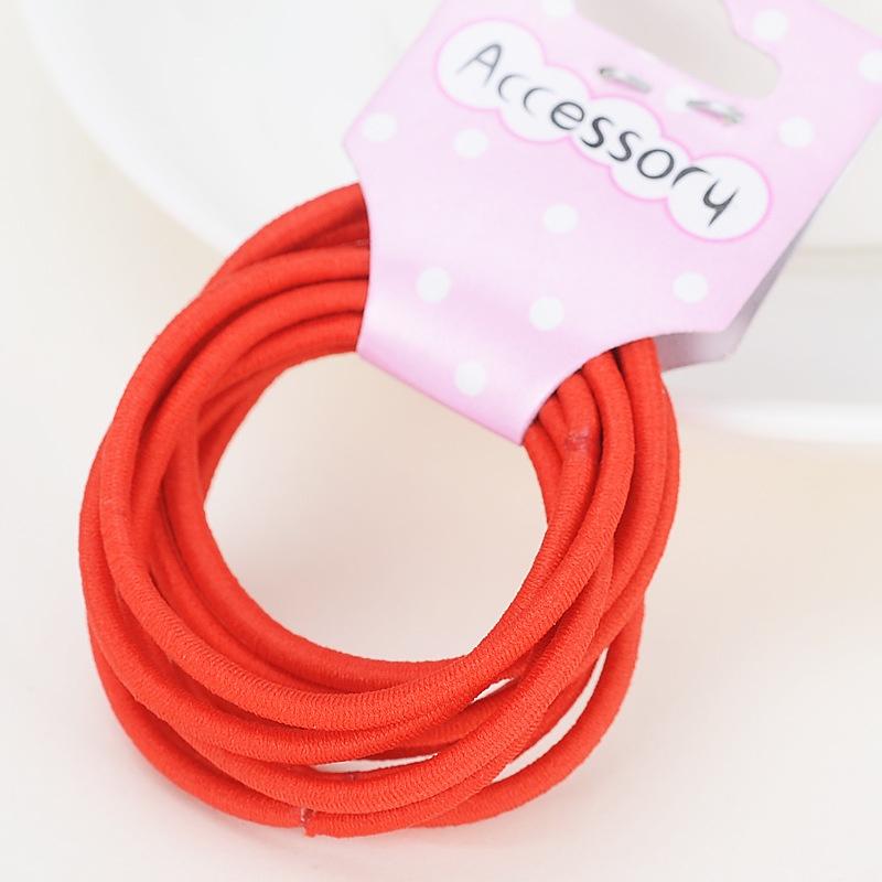 Set 10 dây cột tóc vải chắc chắn sắc màu bé gái dễ thương Tatitava