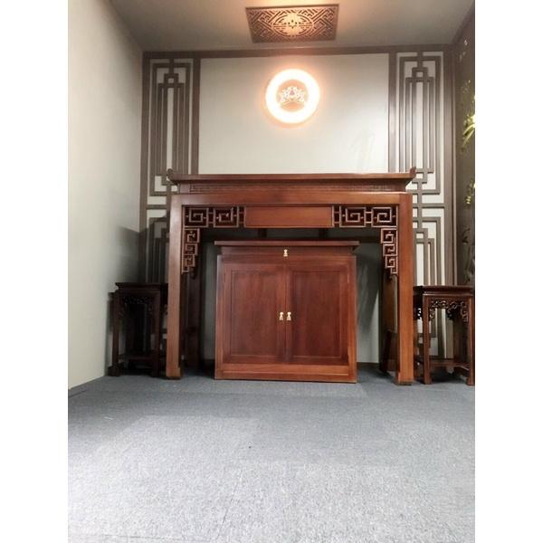 Bàn thờ hiện đại 107cm gỗ sồi