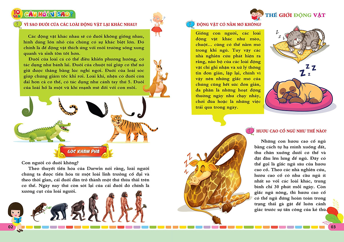Sách Combo - 10 Vạn Câu Hỏi Vì Sao: ăn uống và sức khỏe, khám phá khoa học, thế giới tự nhiên, cuộc sống quanh ta, thế giới động vật