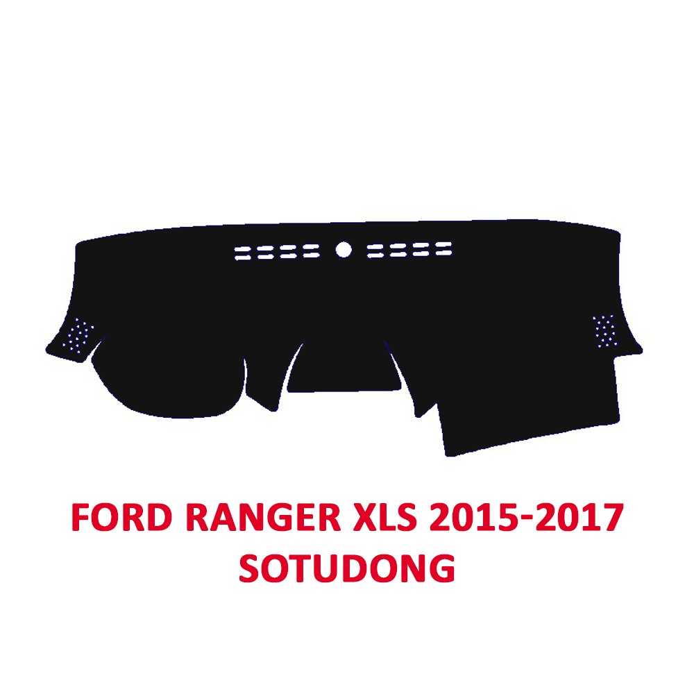 Thảm Taplo dành cho xe Ford Ranger XLS 2015 đến 2022 chất liệu Nhung, da Carbon, da vân gỗ