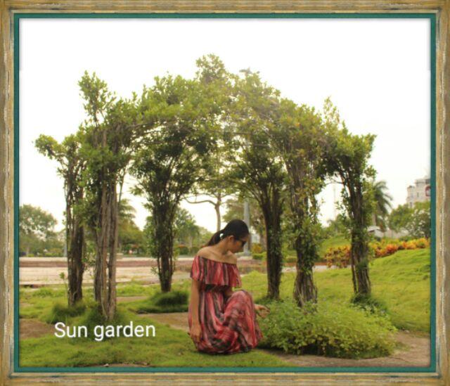 ĐẦM MAXI TRỄ VAI NGỌT NGÀO