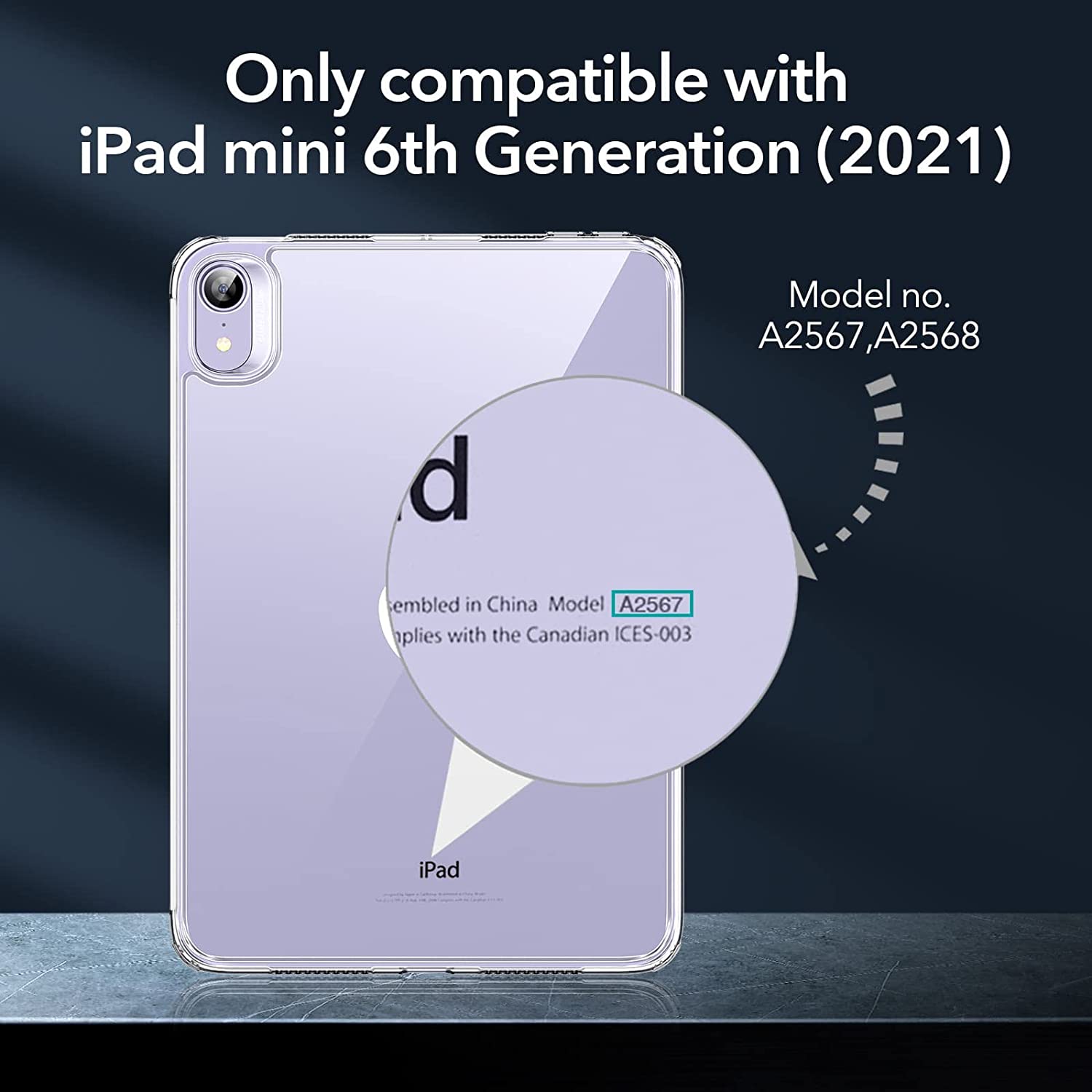 Bao Case Dành Cho iPad Mini 6 ESR Classic Hybrid Case - Hàng Nhập Khẩu