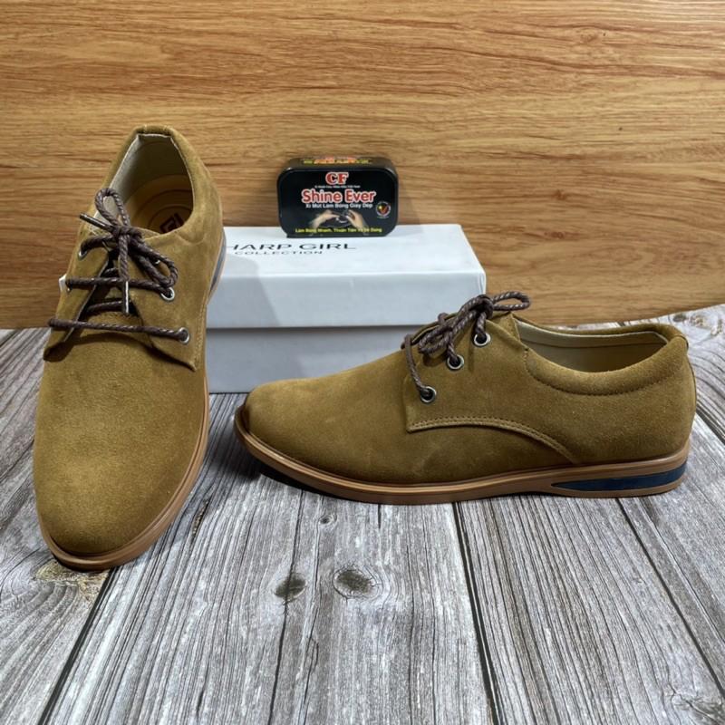 GIÀY ĐỐC NAM DA LỘN 2 MÀU LỰA CHỌN NÂU VÀ ĐEN CAO CẤP DA BÒ NHẬP KHẨU