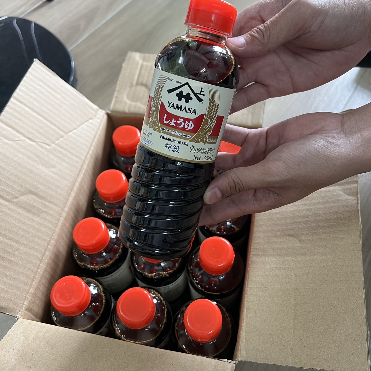 Nước Tương Nhật ( Yamasa ) Premium Grade chai 500ML