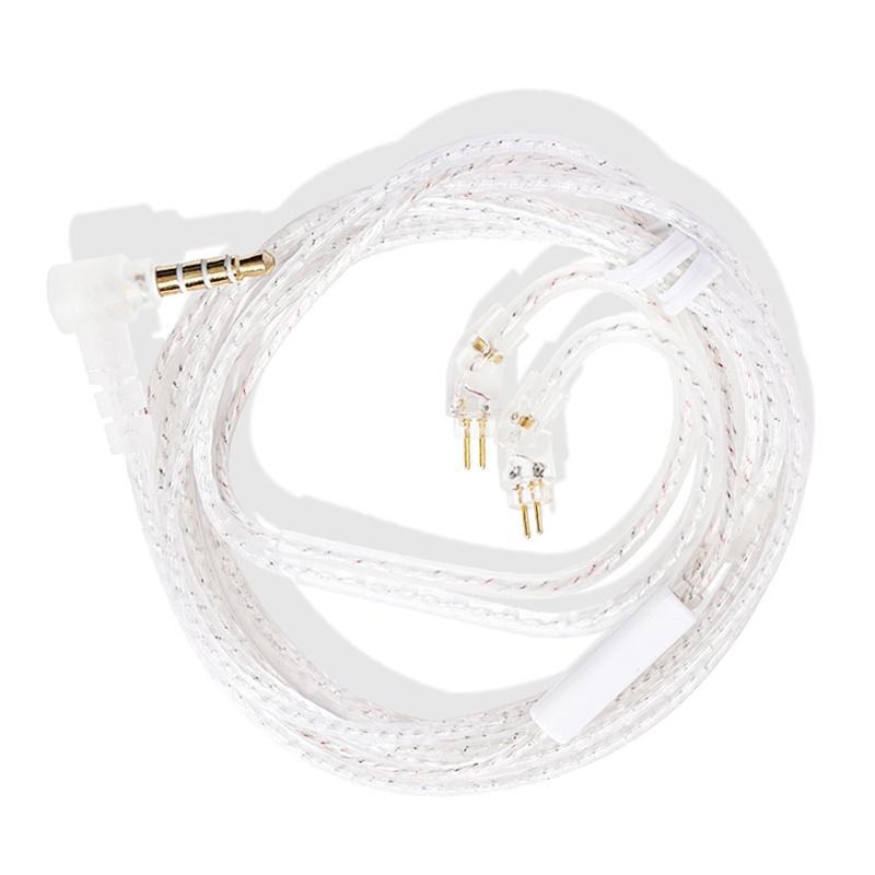 Dây Cáp JCALLY PJ2 Mạ Đồng 5N Không Oxy Kèm Micro Cho ESX ZS10 ZST ZSN EDX Pro