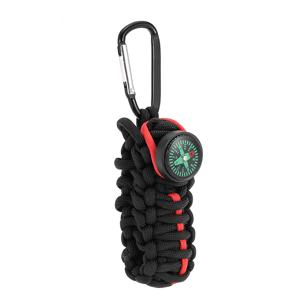 Vòng Paracord Có Gắn La Bàn Sinh Tồn Khẩn Cấp Cắm Trại Đi Bộ Đường Dài