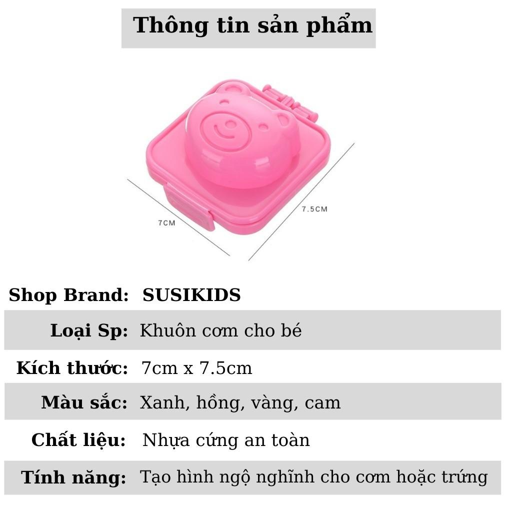 Khuân cơm tạo hình ép trứng khuôn làm bánh cho bé ăn dặm kiểu Nhật