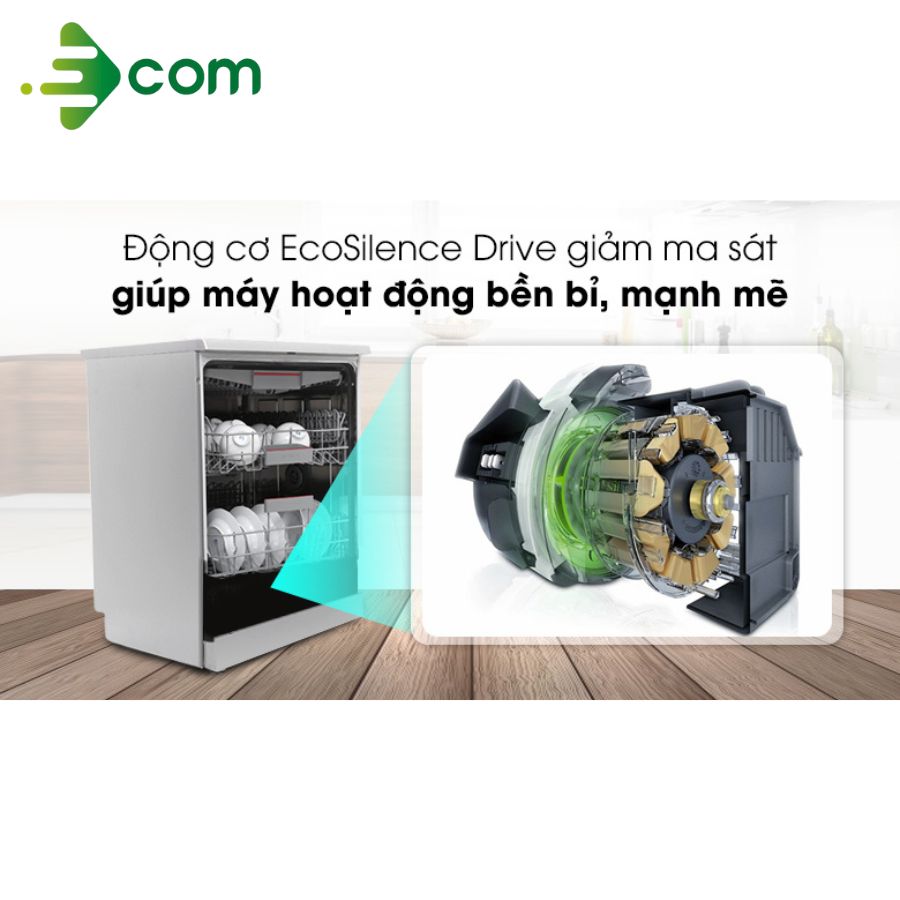 Máy rửa bát độc lập Bosch SMS46MI05E Series 4 , dung tích rửa 14 bộ chén bát - Xuất sứ Đức - Bảo hành 36 tháng) - Hàng chính hãng