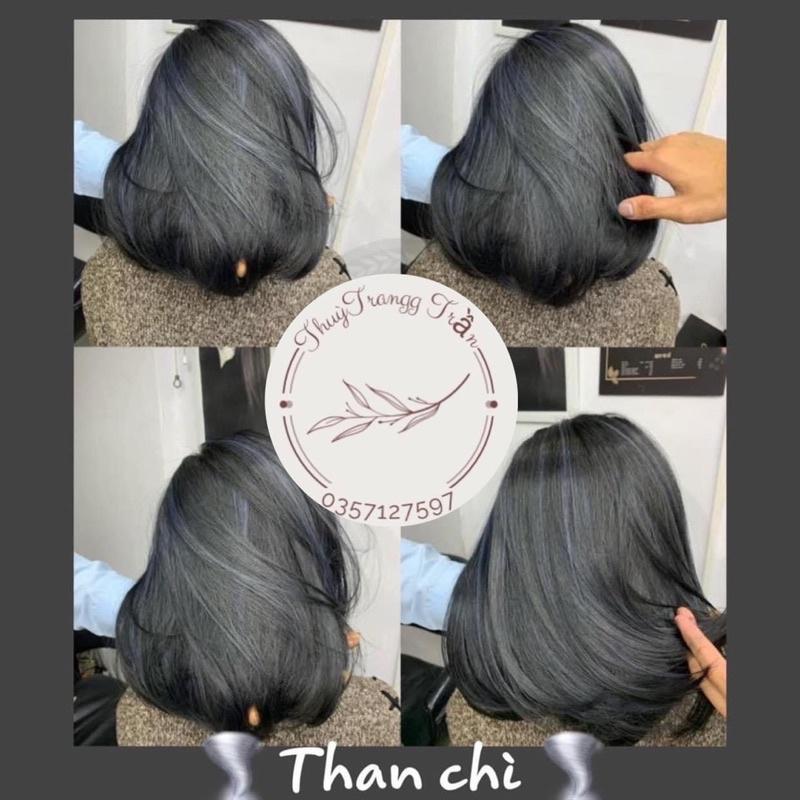 Sét Thuốc Nhuộm Tóc Than Chì kèm oxi và gang tay (giá gốc