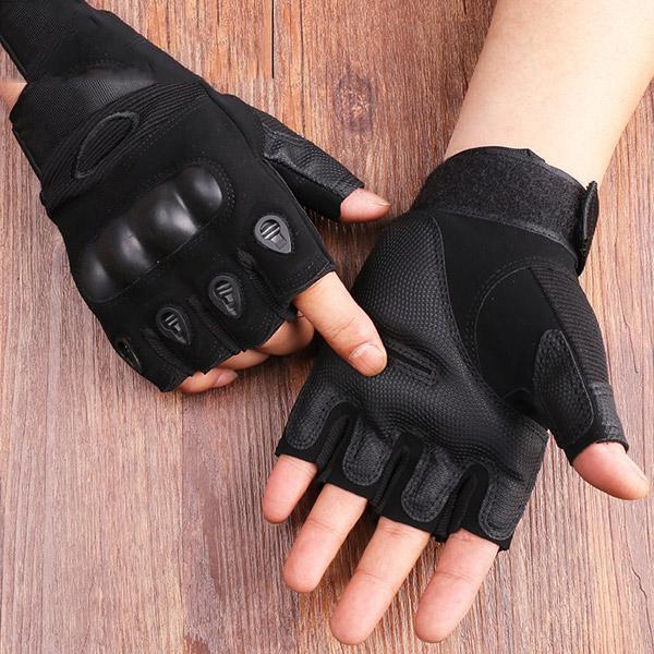 Găng Tay Đi Phượt Có Gù Đen, Vàng BG05