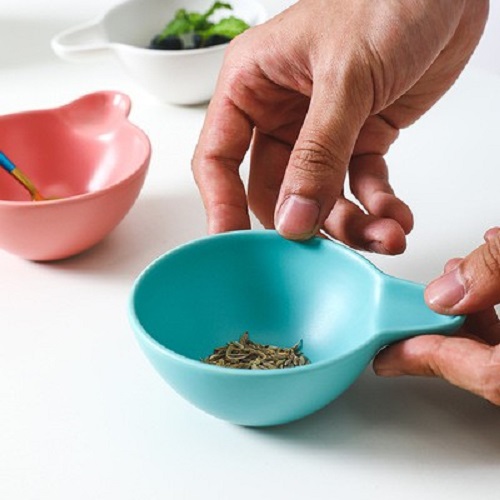 Bát sứ tròn tay cầm đơn sâu lòng - 12cm