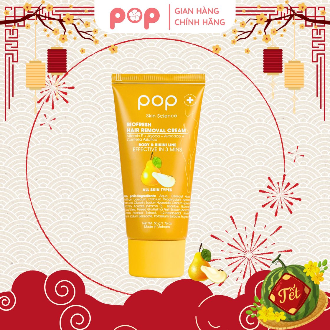 Kem Tẩy Lông Biofresh POP - Hương Lê