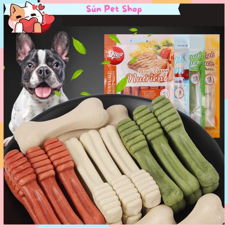 Xương bàn chải Orgo làm sạch răng, thơm miệng cho chó