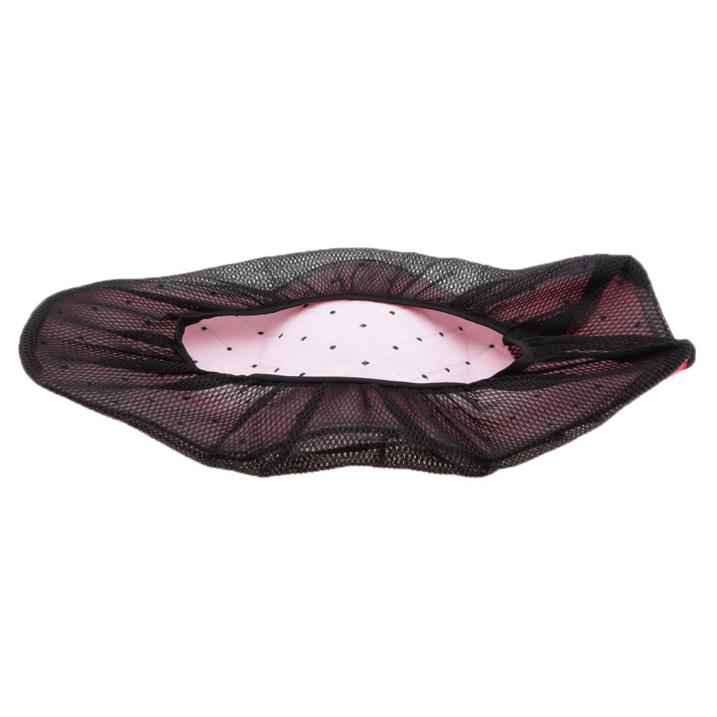 Red Motorcycle Electric Car Scooter Breathable Seat Cushion Protector Cover