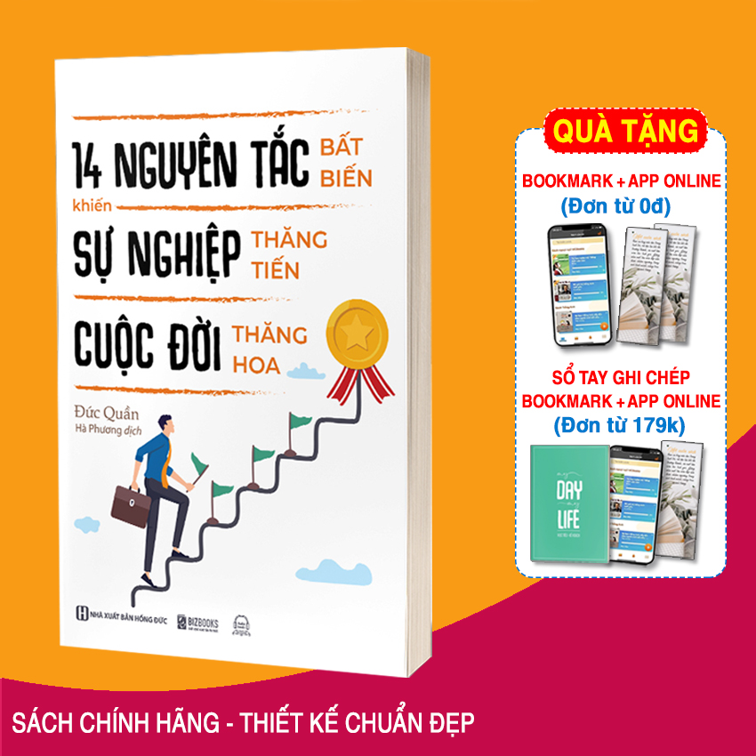 Sách 14 Nguyên Tắc Bất Biến Khiến Sự Nghiệp Thăng Tiến Cuộc Đời Thăng Hoa