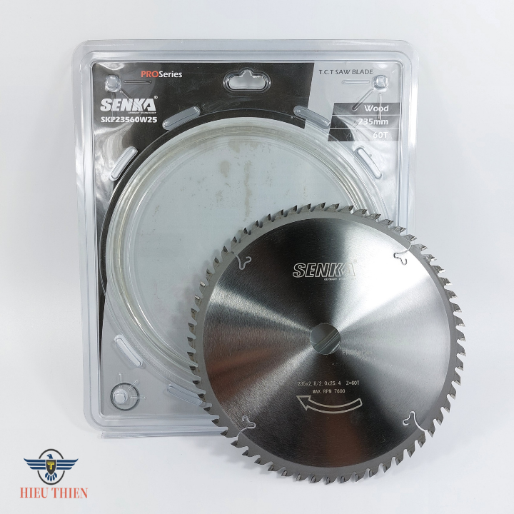 Lưỡi cắt gỗ hợp kim 235mm 60 răng SENKA
