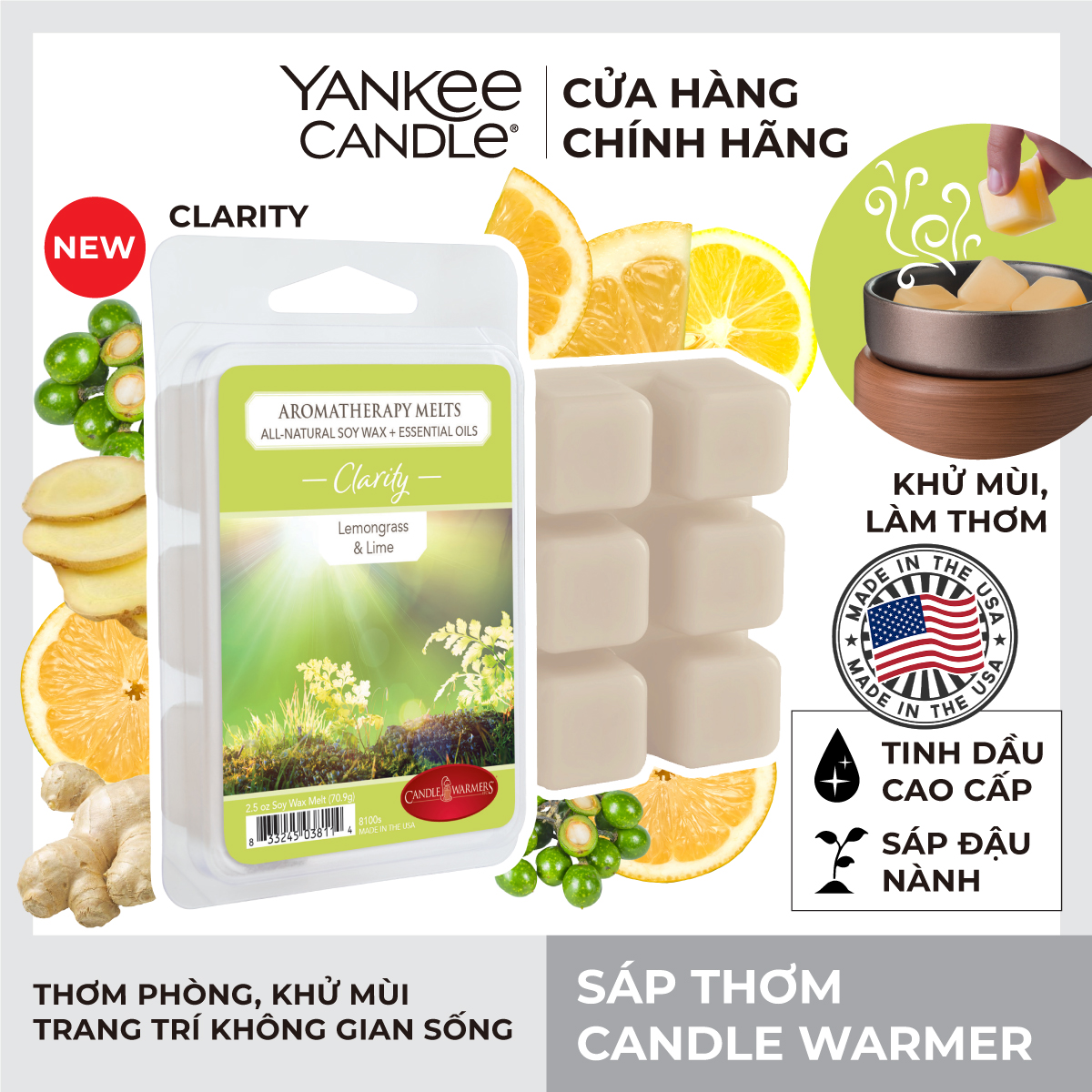 Sáp thơm Candle Warmer - Clarity