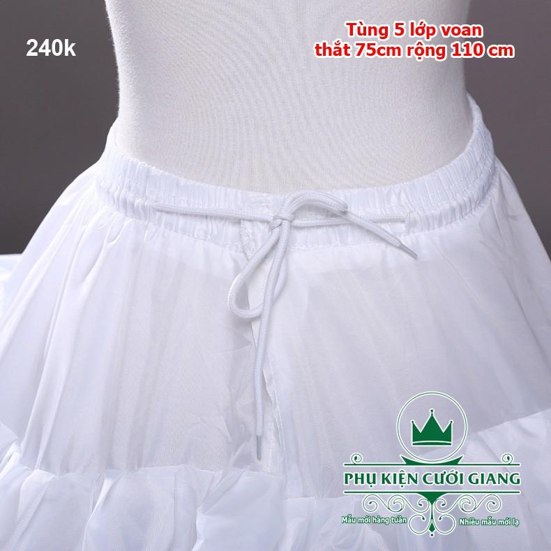 Tùng 4 tầng 5 lớp vải