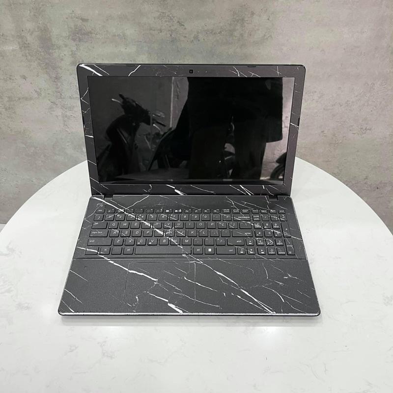 Skin Dán Laptop Mẫu Vân Đá Đen