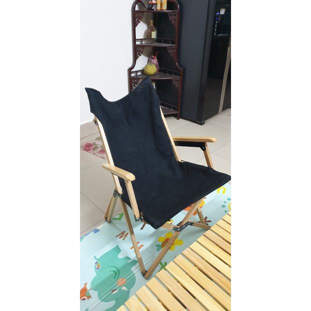 Ghế gỗ cắm trại thư giãn tiện lợi